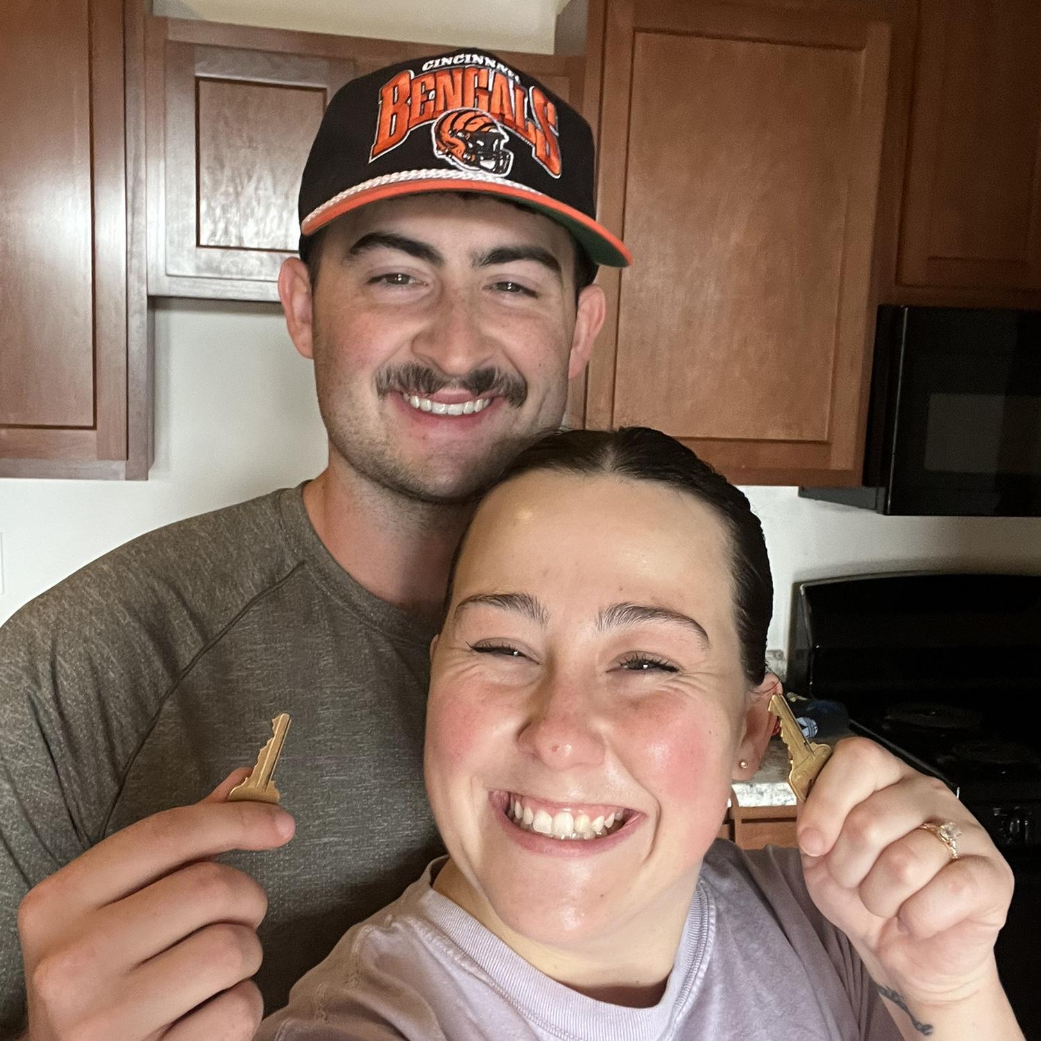 Moved into our first place together in Cincinnati in September 2025!