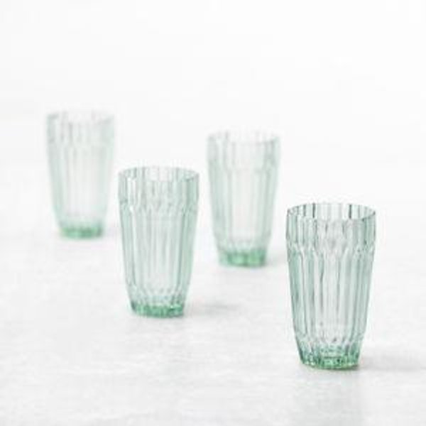 Archie Tall Drinking Glasses (Set of 6) - Verde