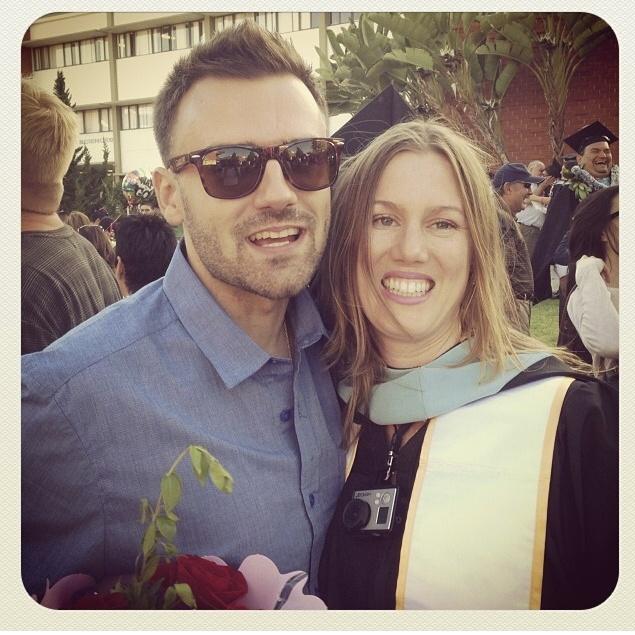 He is always by my side to celebrate in my accomplishments and push me to follow my passions. XO