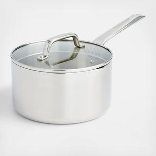 EvenCook Core Stainless Steel Saucepan with Glass Straining Lid