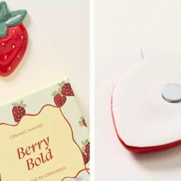 Anthropologie Icon Magnet - Strawberry