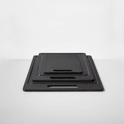 3pc Polygranite Cutting Mat Set Black - Made By Design™