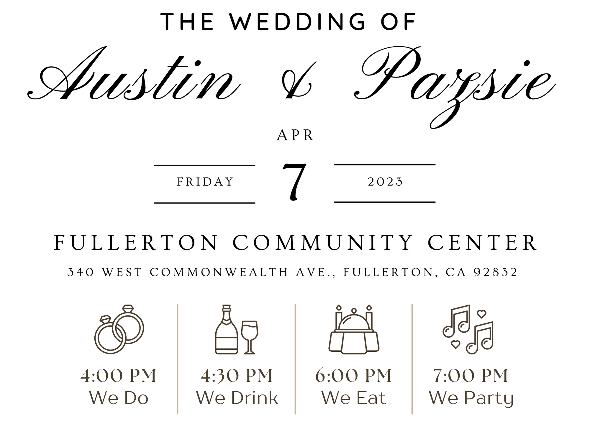 The Wedding Website of Austin Kebely and Pazsie Yang