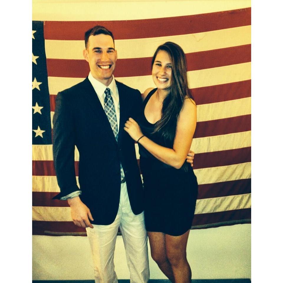 Our first ever picture together!! Photo Cred: Bridesmaid Laura Pets!