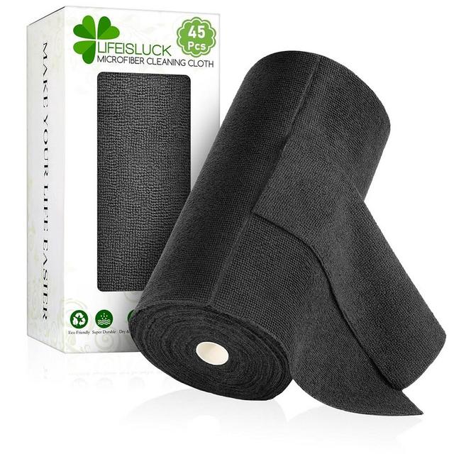 LifeisLuck Microfiber Cleaning Cloth Tear Away for Kitchen car Cleaning