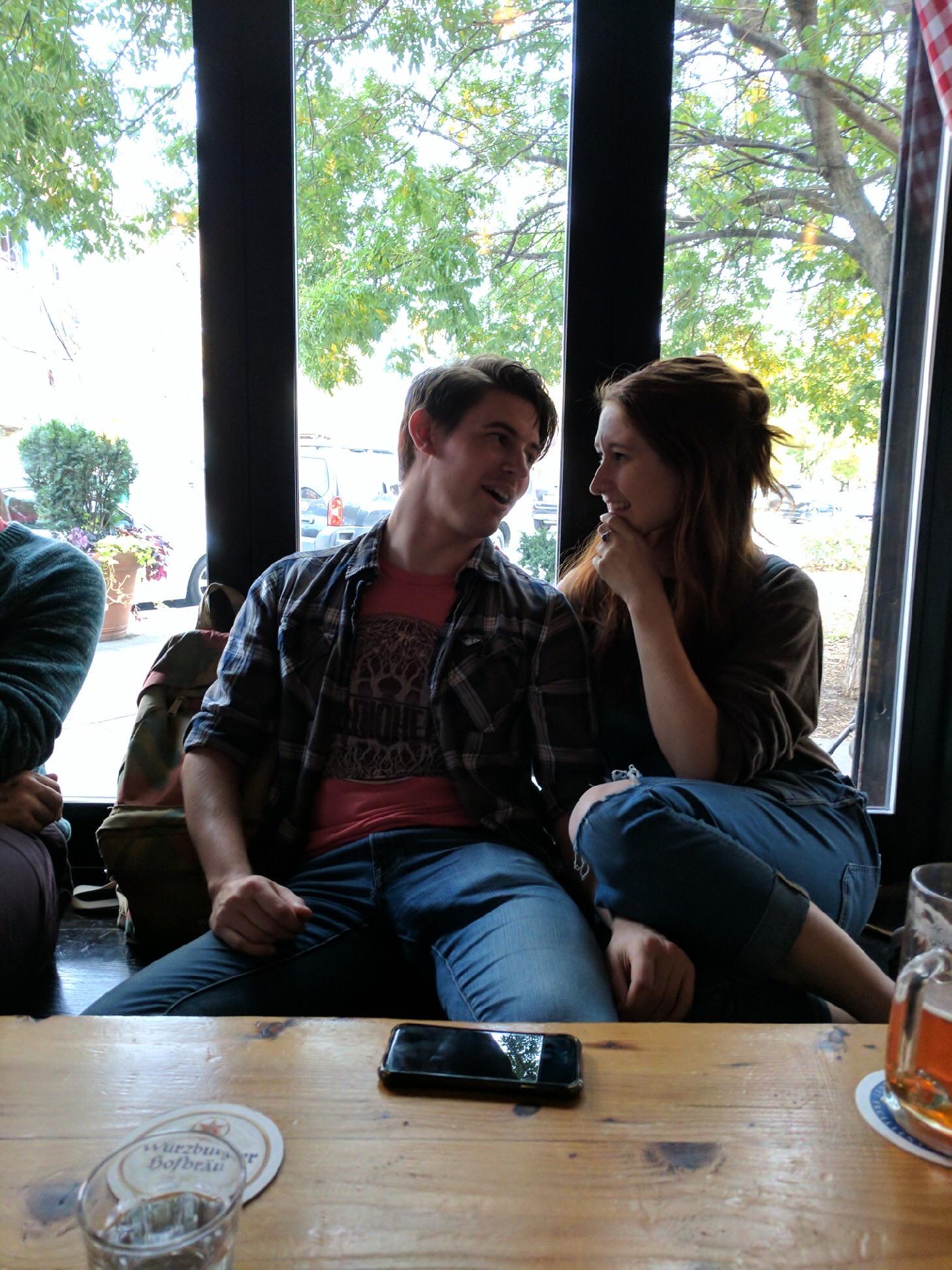 Obviously we went to a beer hall when Katie’s mom and sisters came to town and were casually introduced to “some guy named Ben.”