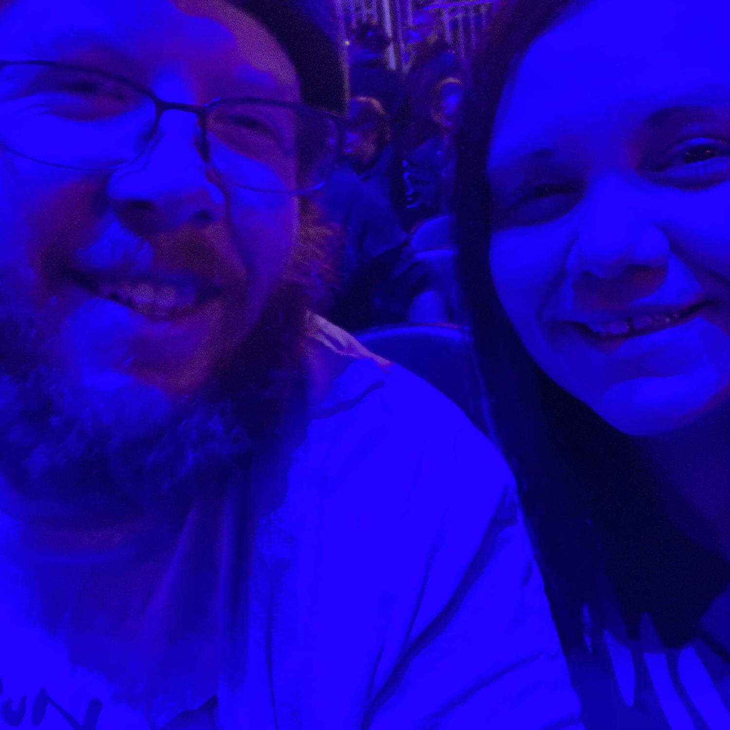 When I surprised Donovan with tickets to FFDP and Volbeat for our anniversary