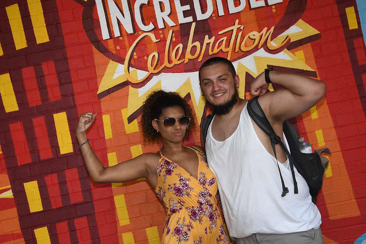 Hollywood Studios at Disney- Clearly Ellie is the stronger one here 🤣💪