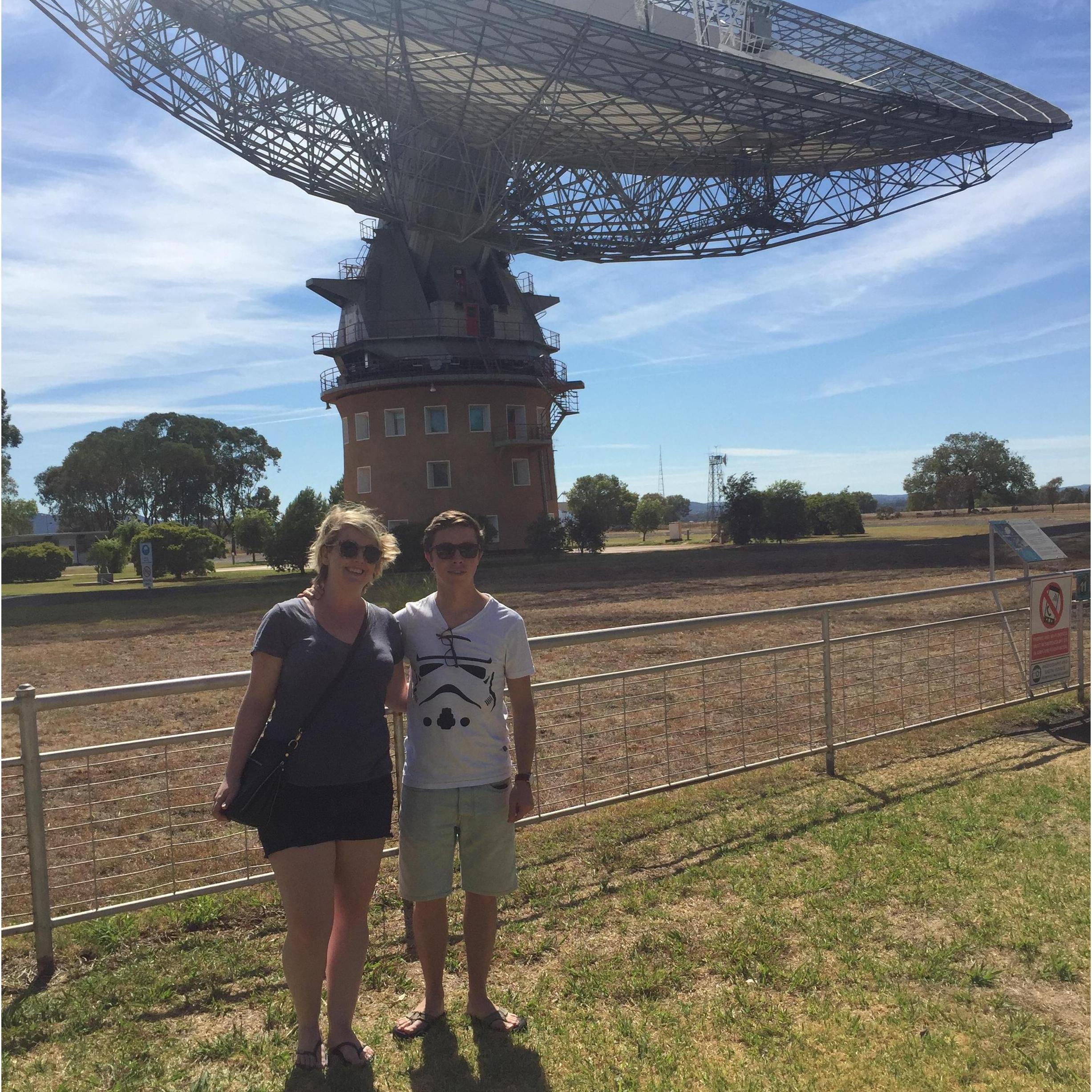 Visiting the Dish! January 2016