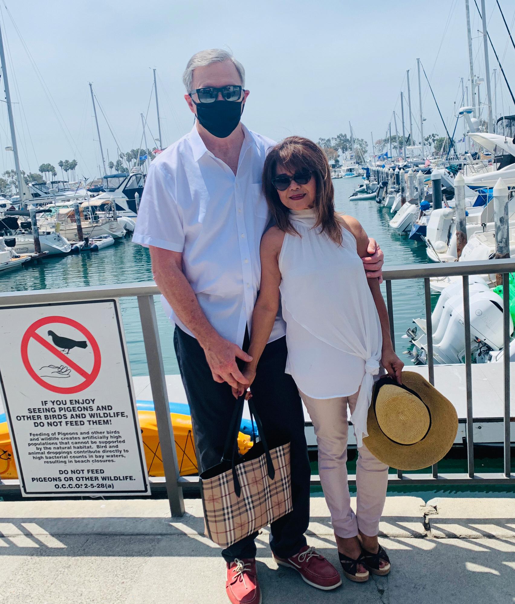 Cel and Leo's anniversary celebration Newport Beach, CA!
