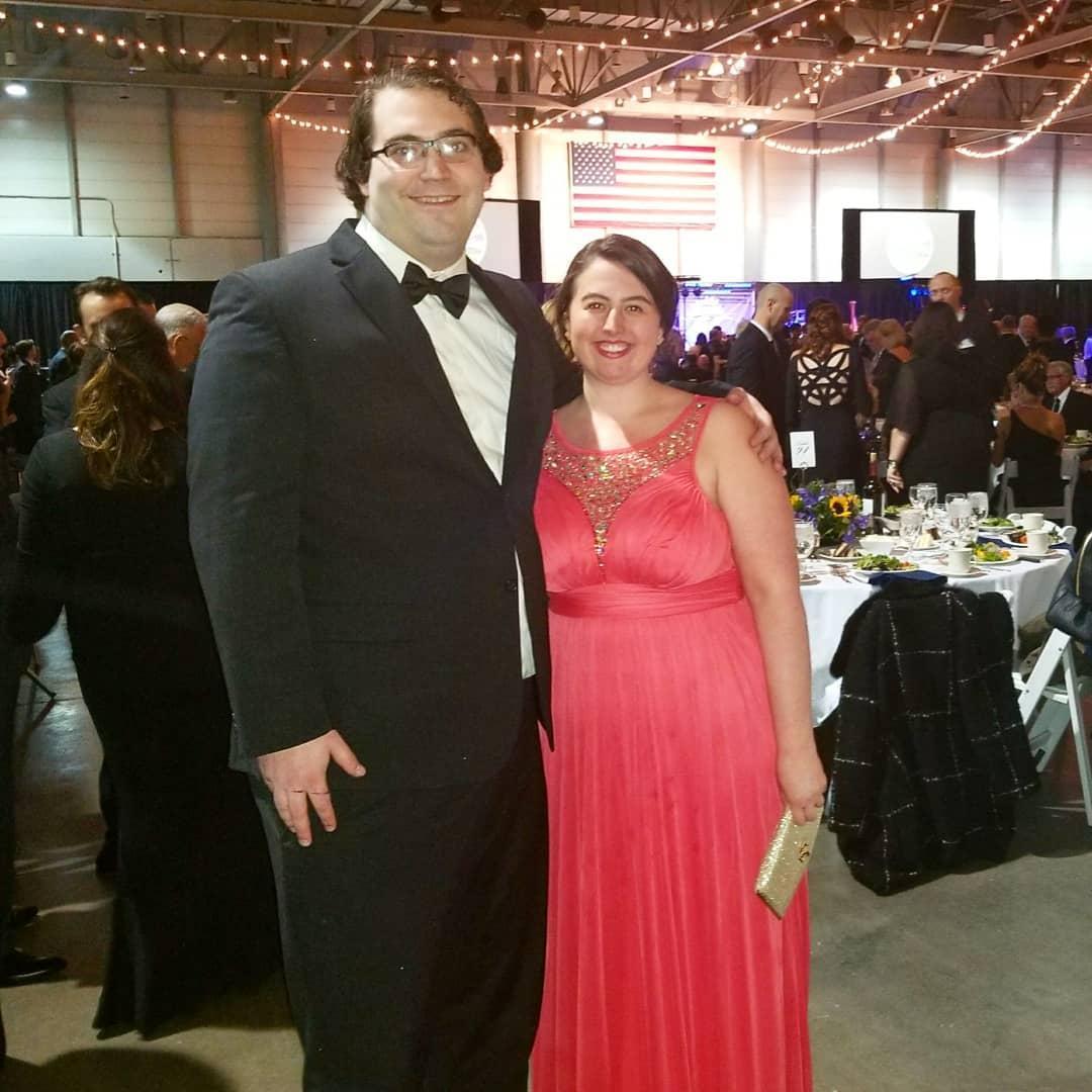 Andy and Alex at Governor Laura Kelly's inaugural ball