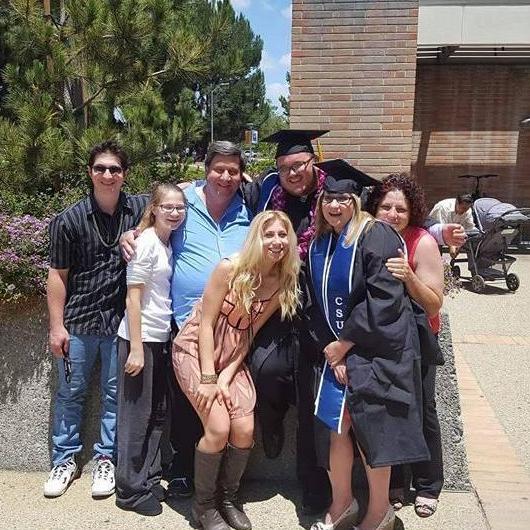 Graduating college together