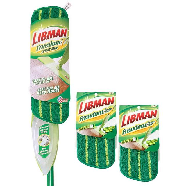 Libman Freedom Kit Spray Mop, Green, White
