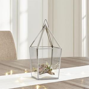 Lillian Medium Silver Lantern