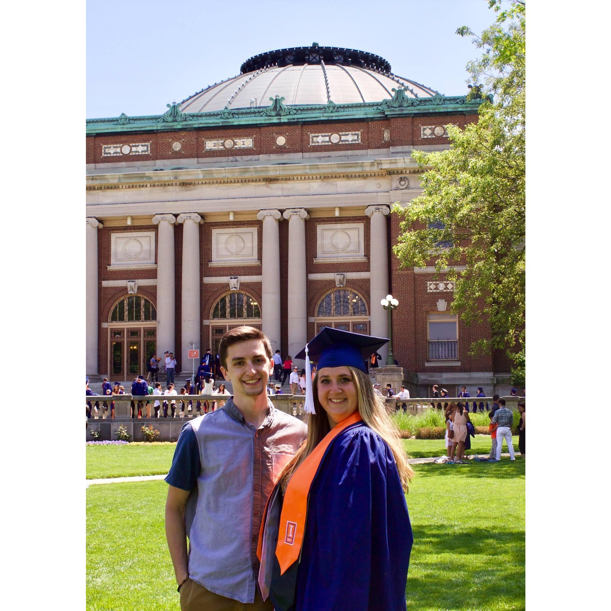 Sara's graduation day. 2017.