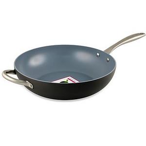 Greenpan - GreenPan™ Lima Hard Anodized Nonstick Open 12 1/2-inch Wok