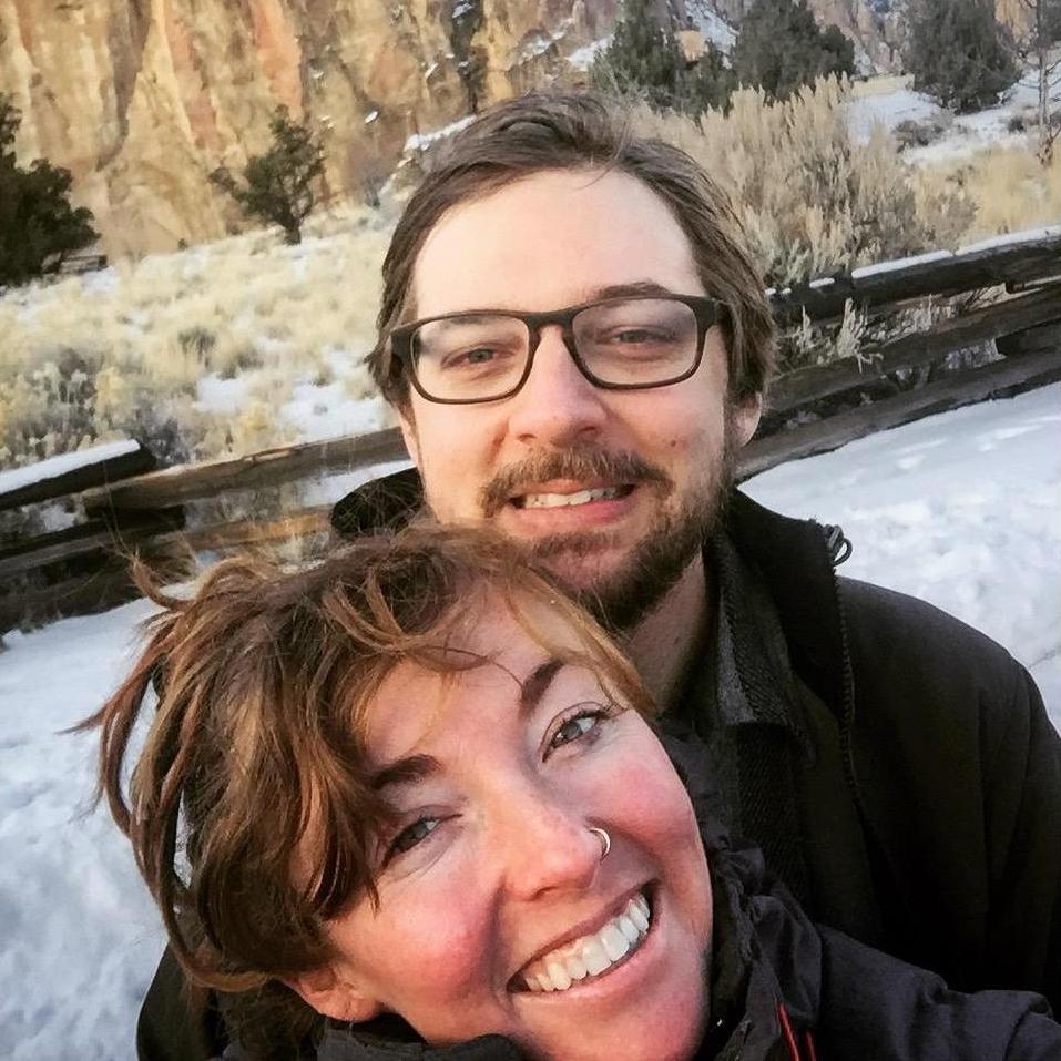 Shannon & Devin at Smith Rock, OR.