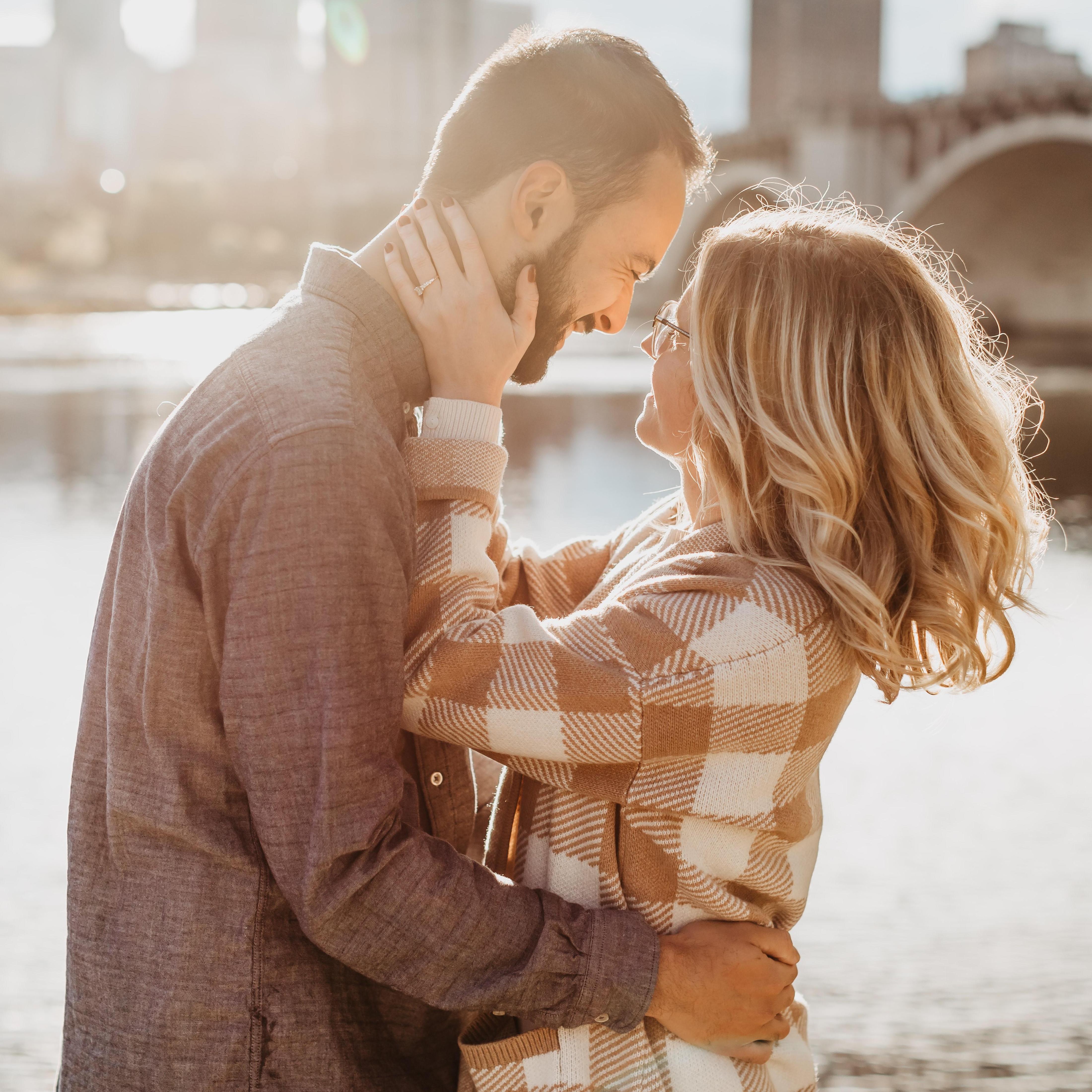 Our engagement photos at St. Anthony Main, October 2019