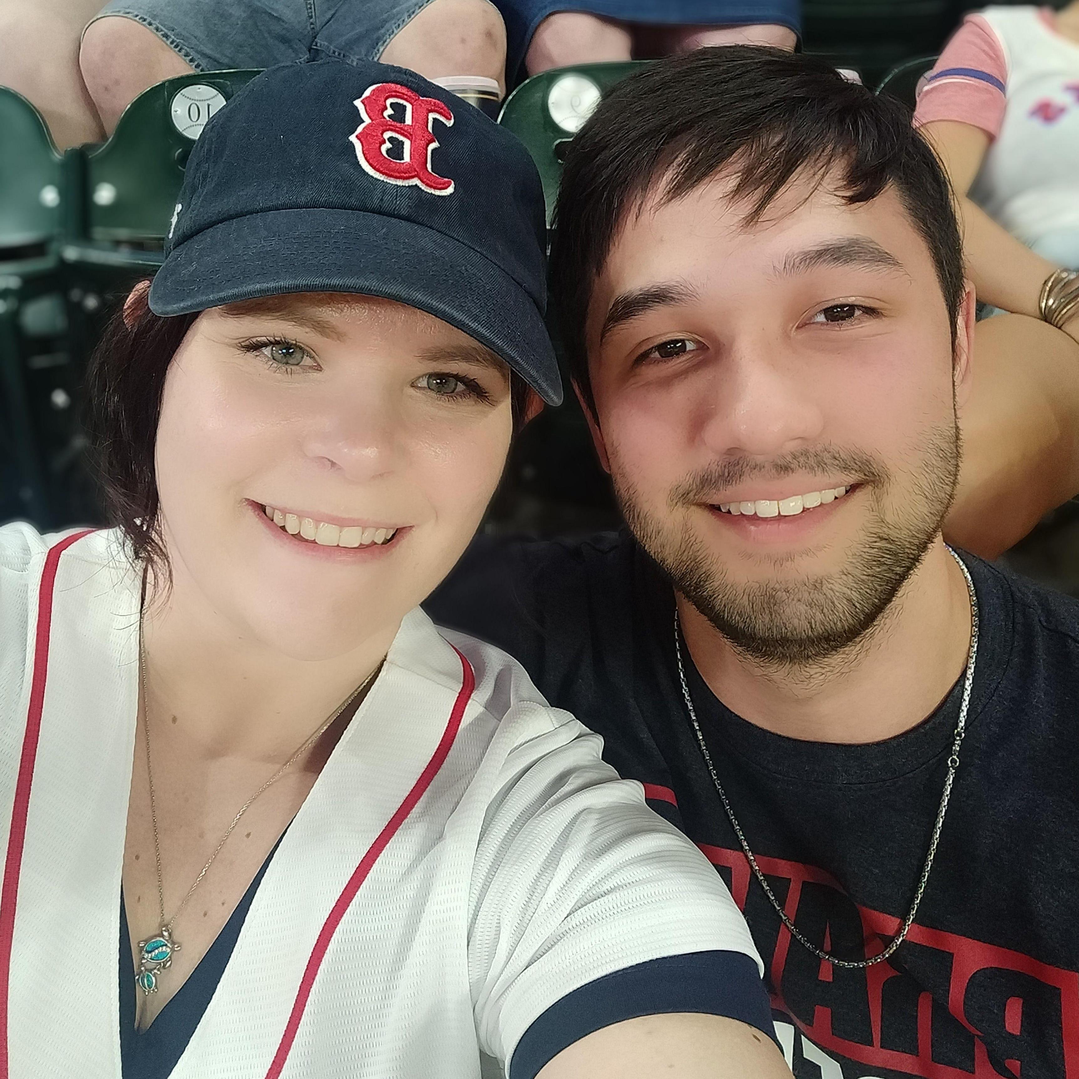 First Braves/Red Sox game together.