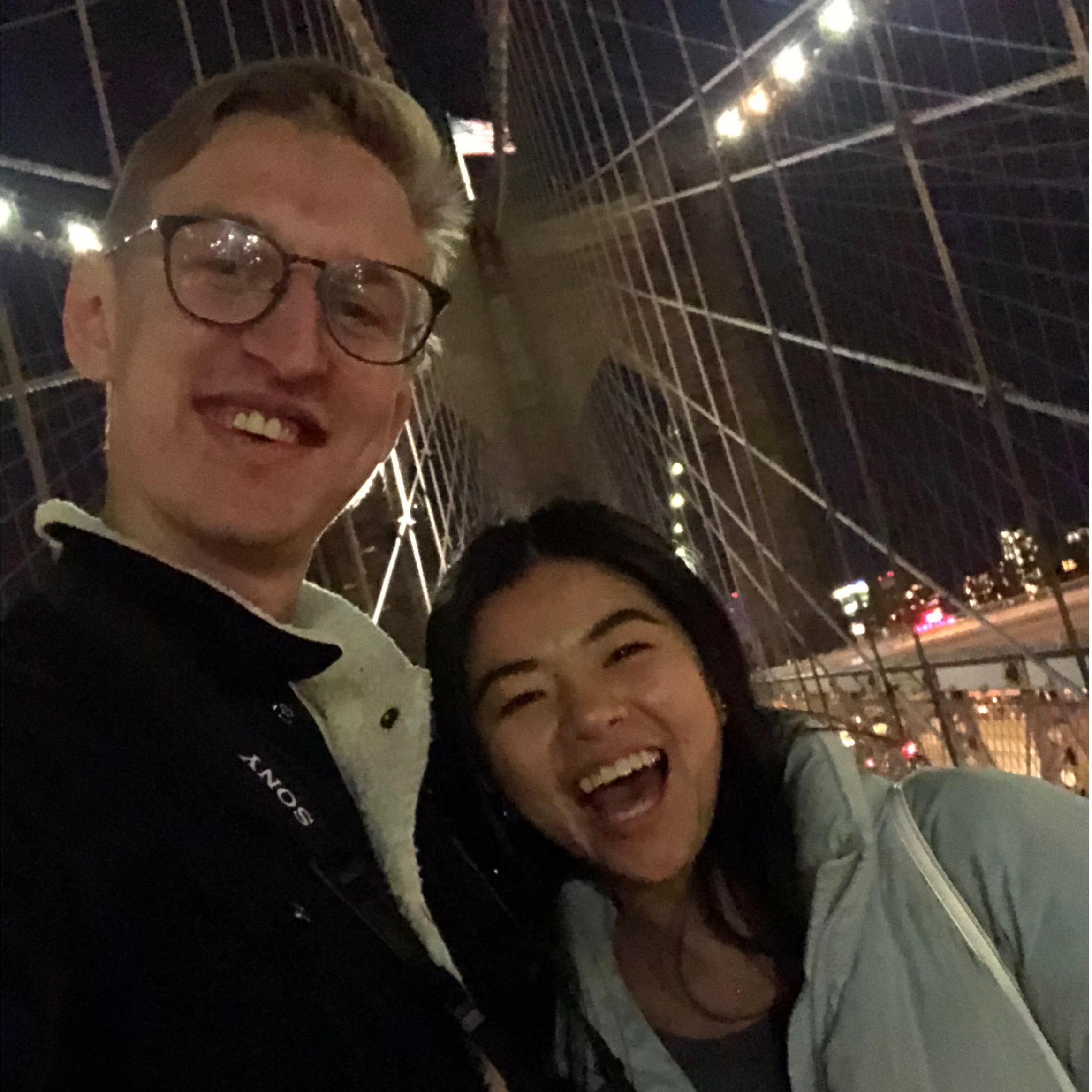 We walked the Brooklyn Bridge the day NYC shutdown before covid and now it's one of our fav things to do in the city!