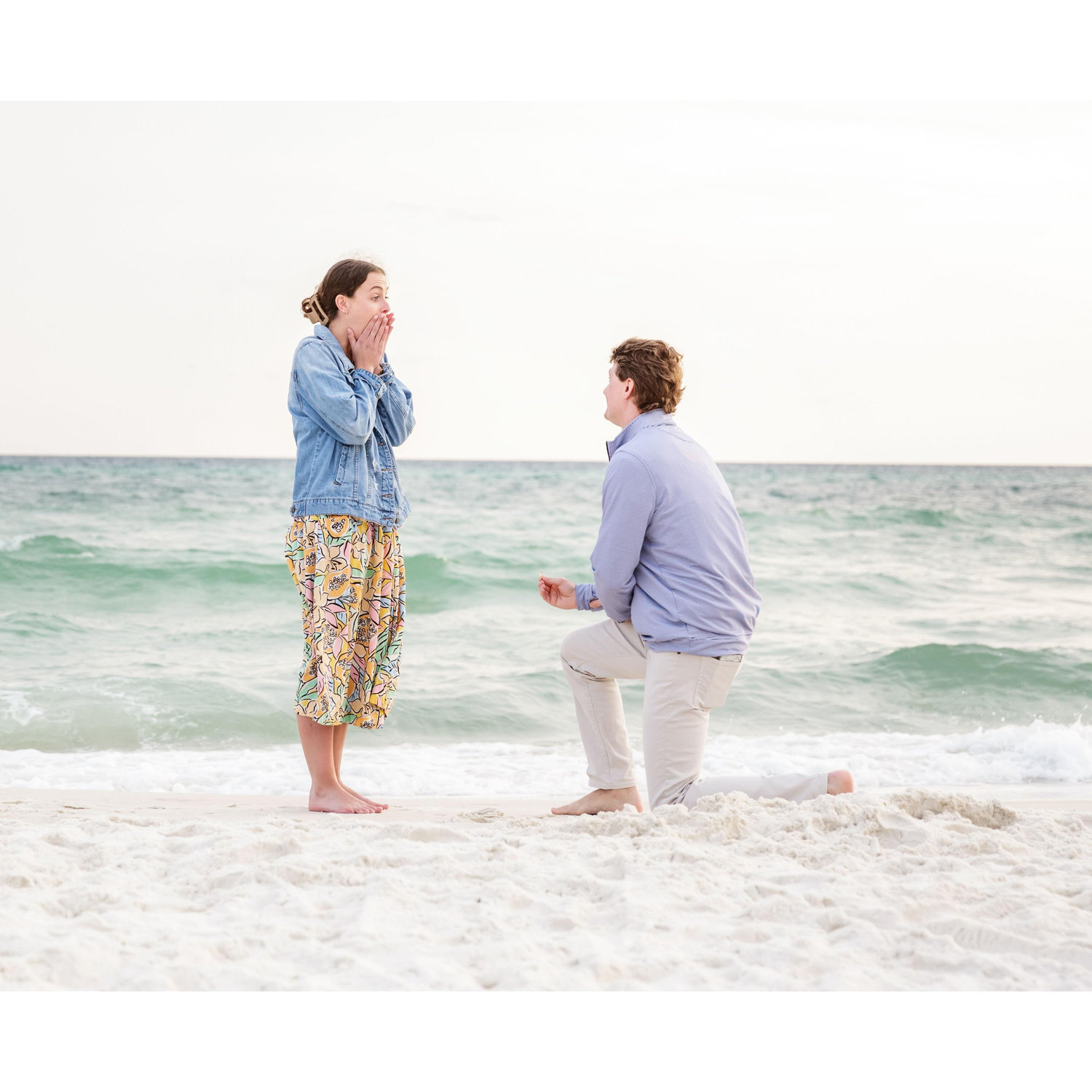 Xavier pulled off the most incredible surprise proposal on a trip to Rosemary Beach!