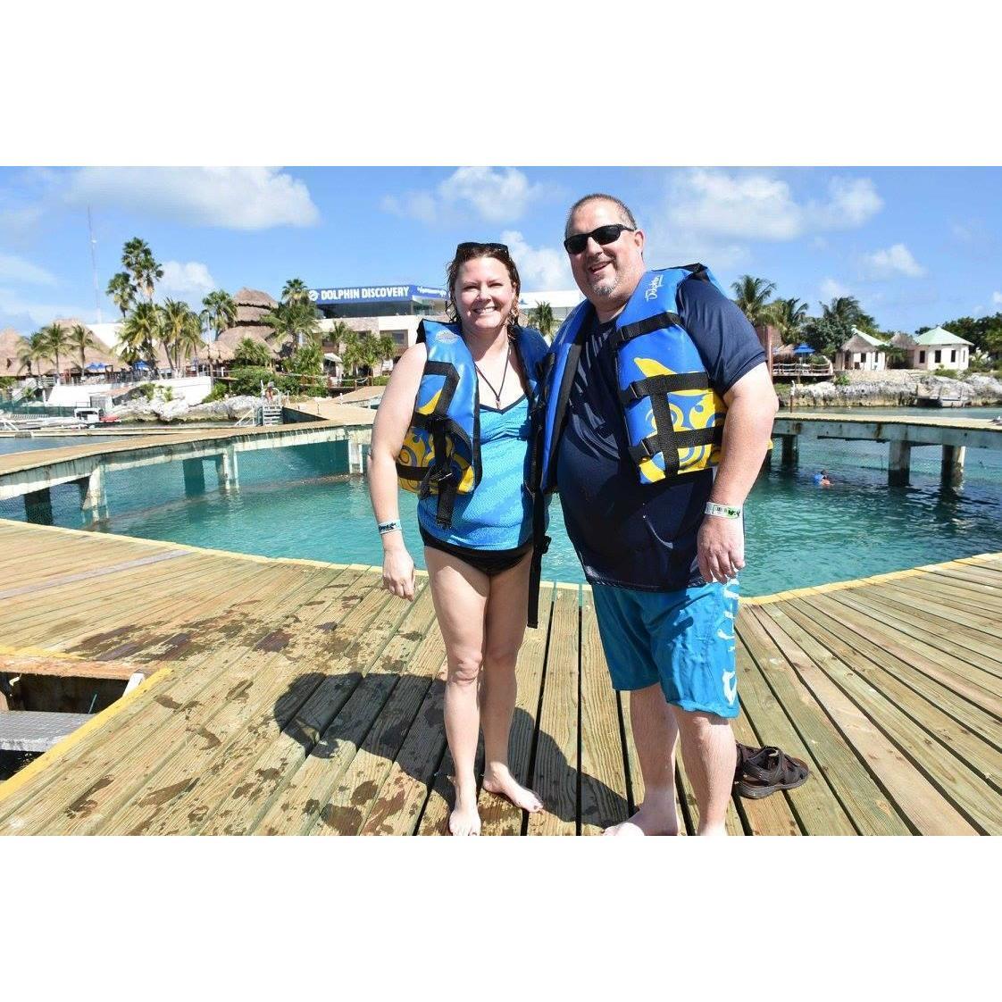 More fun in Cancun with dolphins!