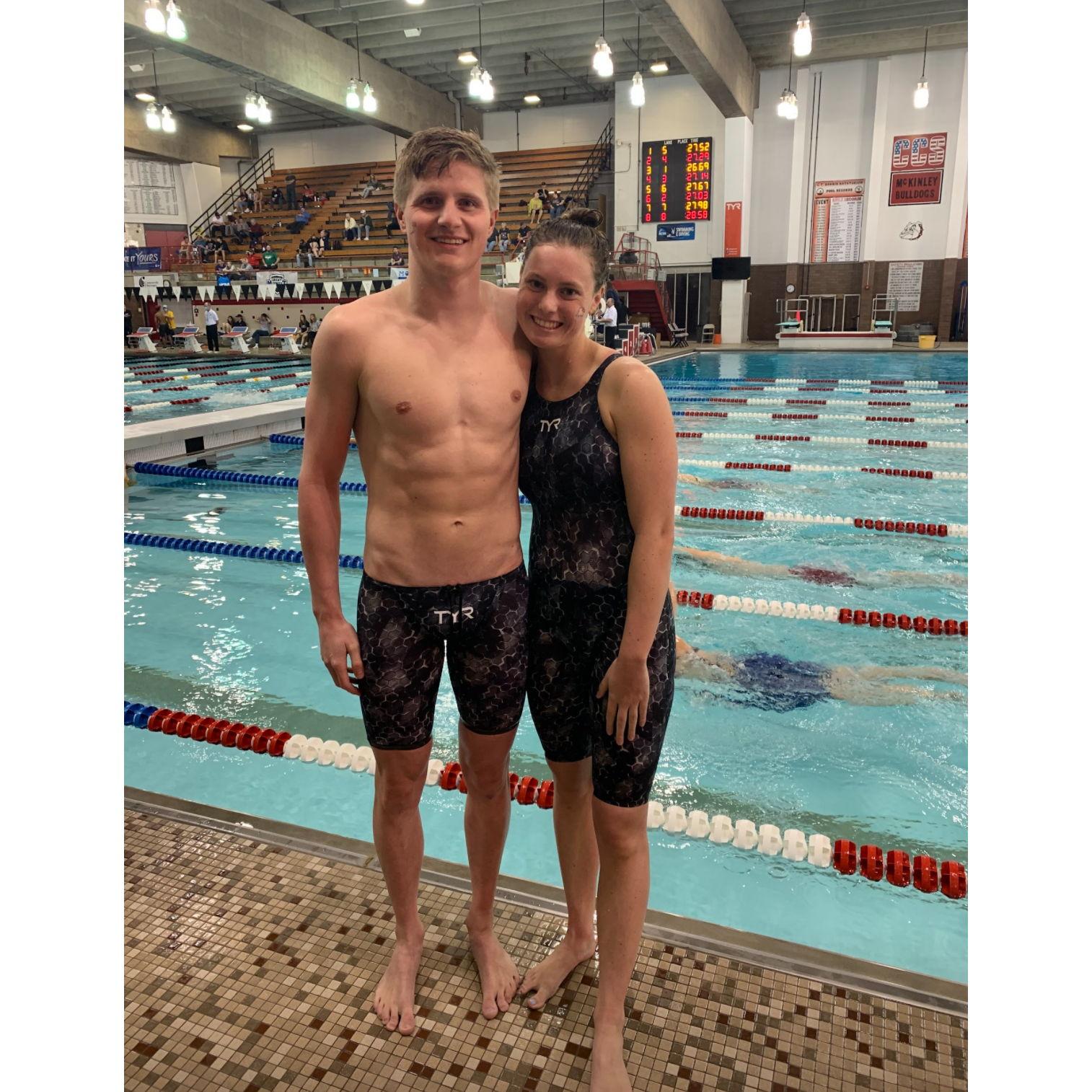 Our last ever swim meet, conference 2022