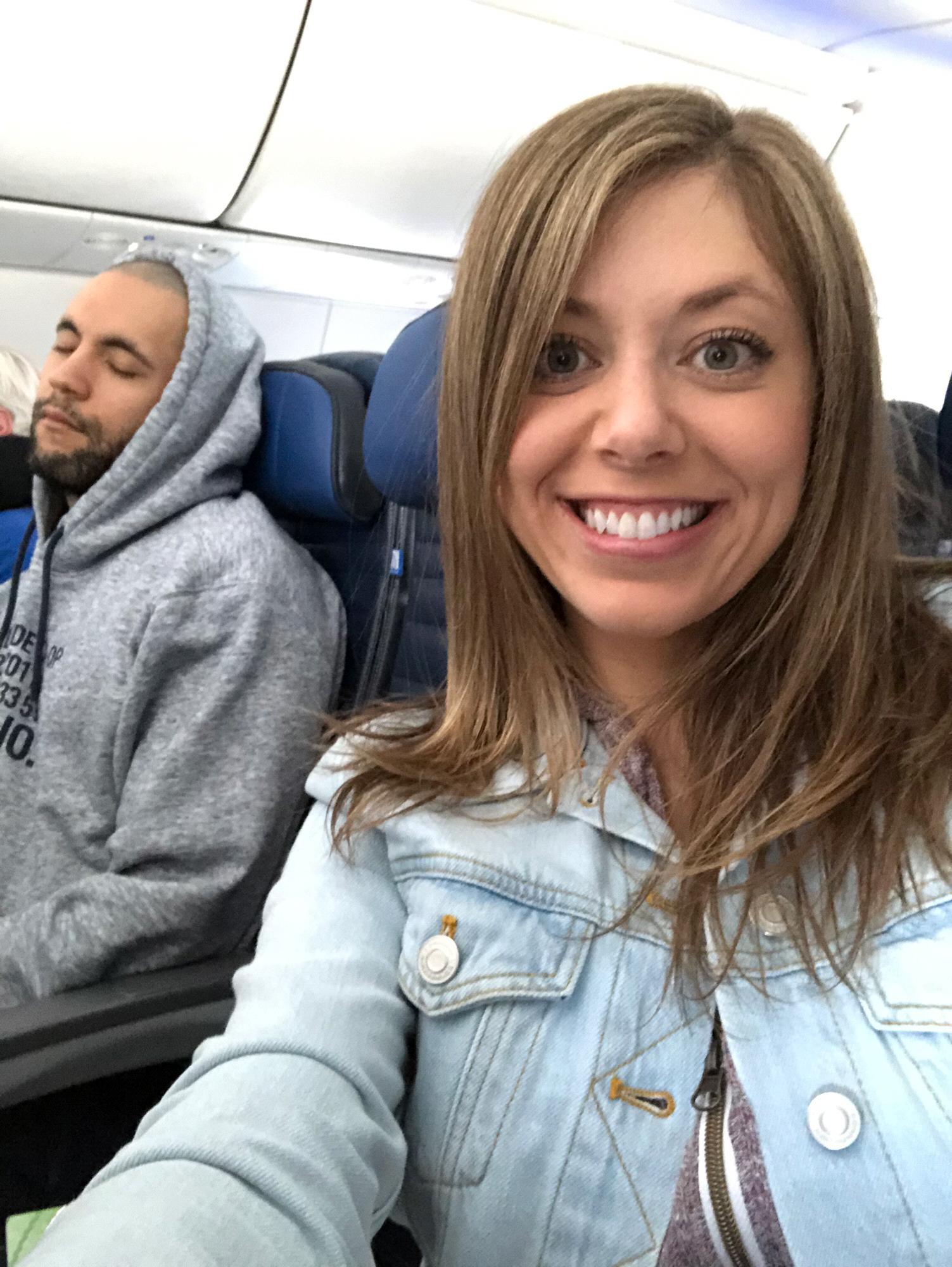 On our way to Cabo after no sleep - April 2019