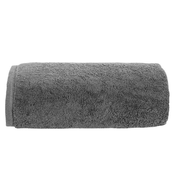 SALBAKOS Jumbo-Sized Turkish Cotton Bath Sheet in Grey