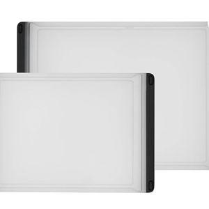 OXO Good Grips 2-Piece Plastic Cutting Board Set (Pack of 1),Clear