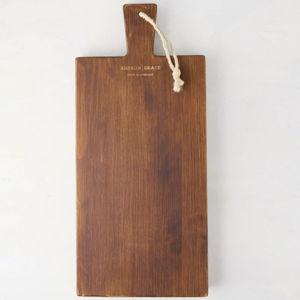 Small Saddle Wood Serving Plank - Hudson Grace