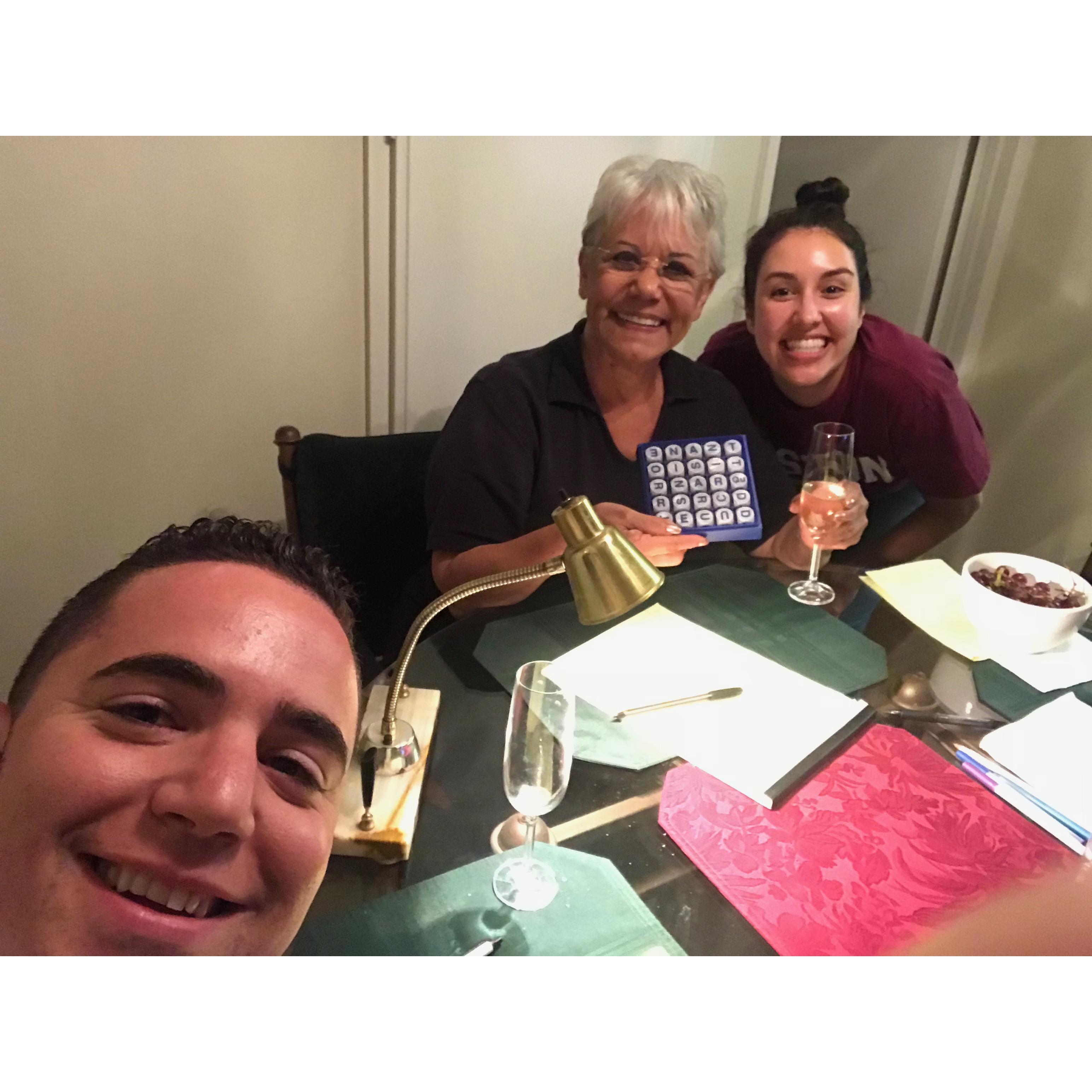 Boggle with Grandma Cecilia