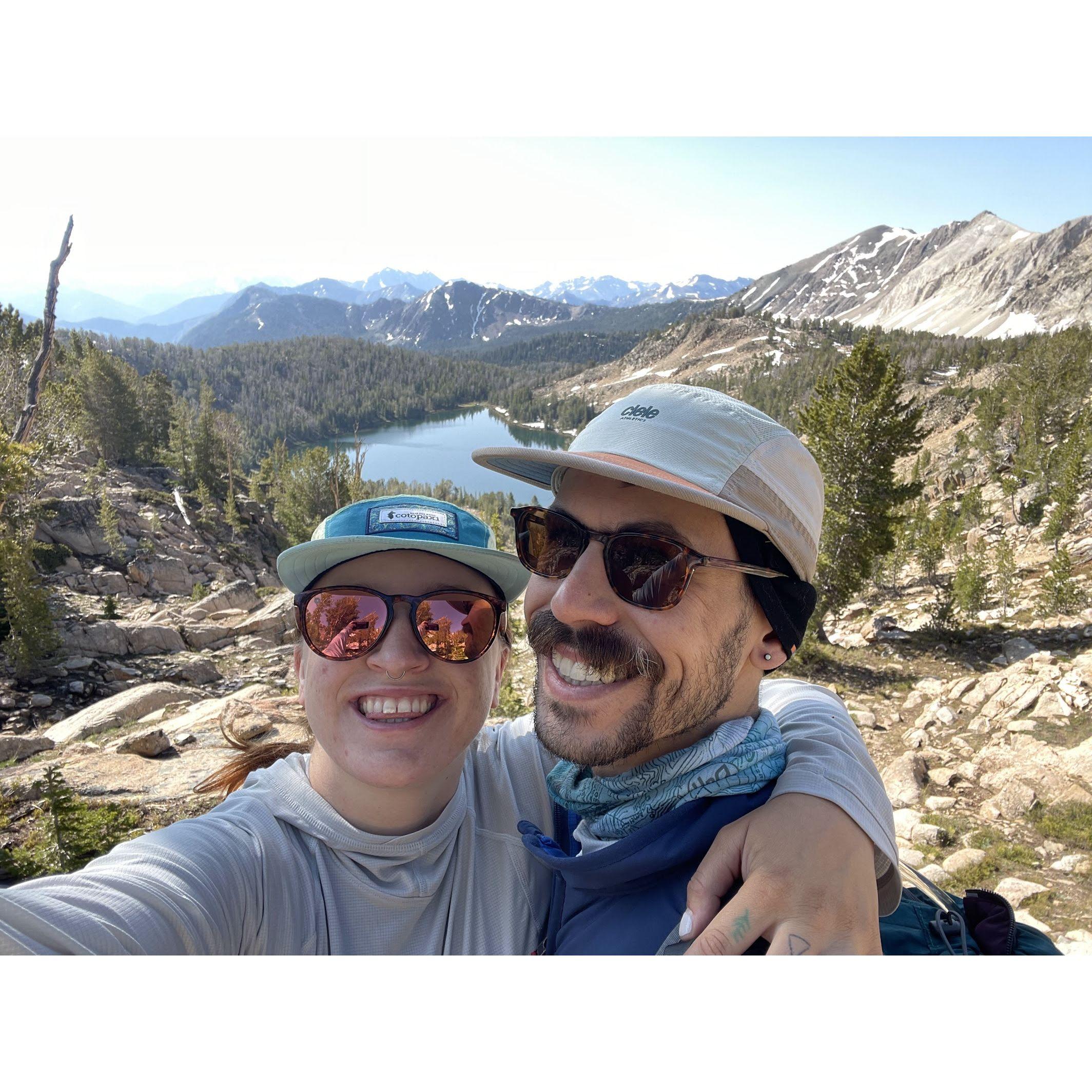 More backpacking the white clouds! Bushwacking up to alpine lakes and pretty views.