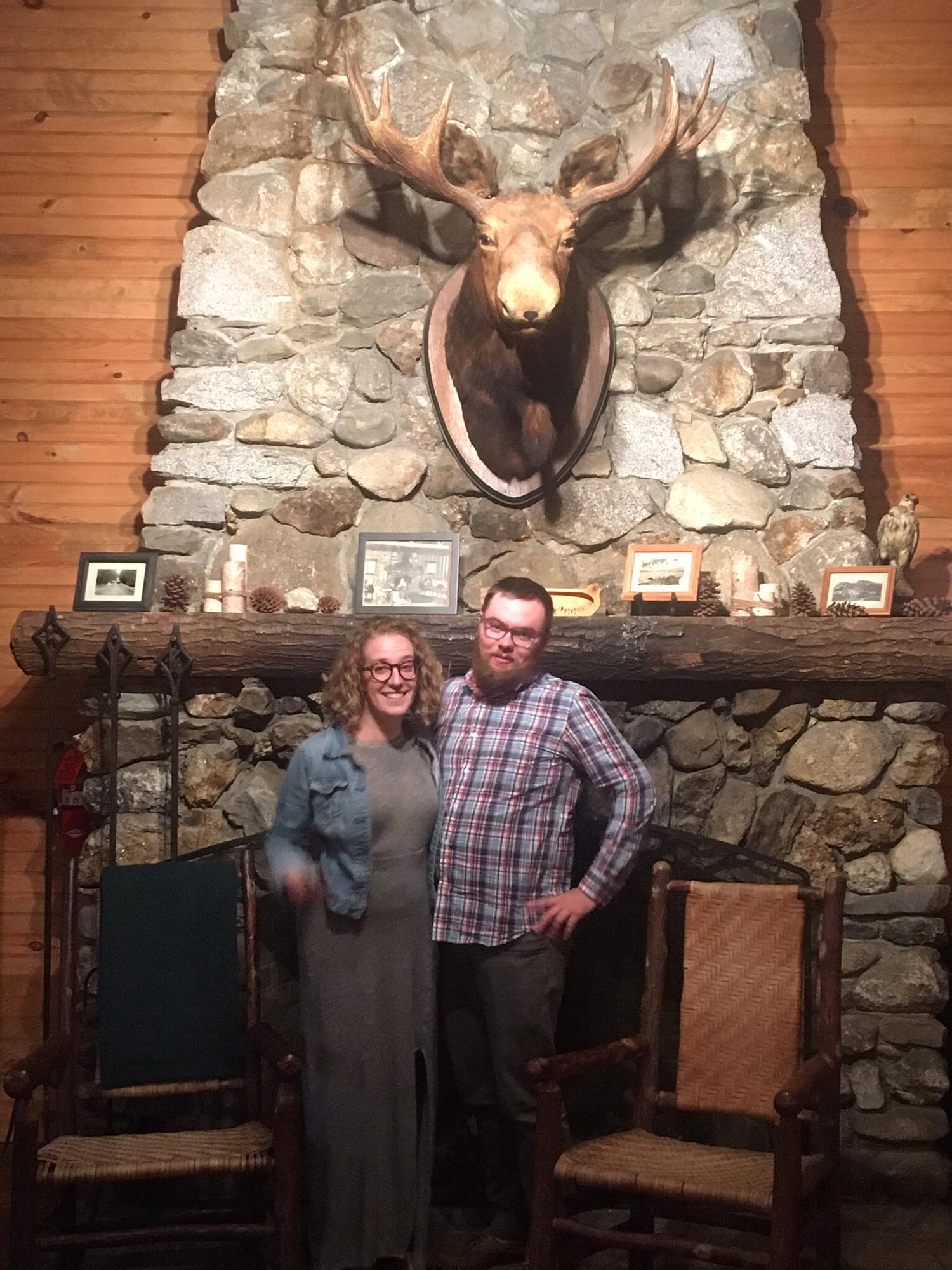 In Weld, ME on a family-friend vacation