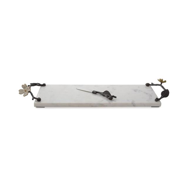 Michael Aram Dogwood Small Cheese Board w/ Knife
