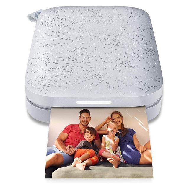 HP Sprocket Portable 2x3" Instant Photo Printer Print Pictures on Zink Sticky-Backed Paper from your iOS & Android Device.