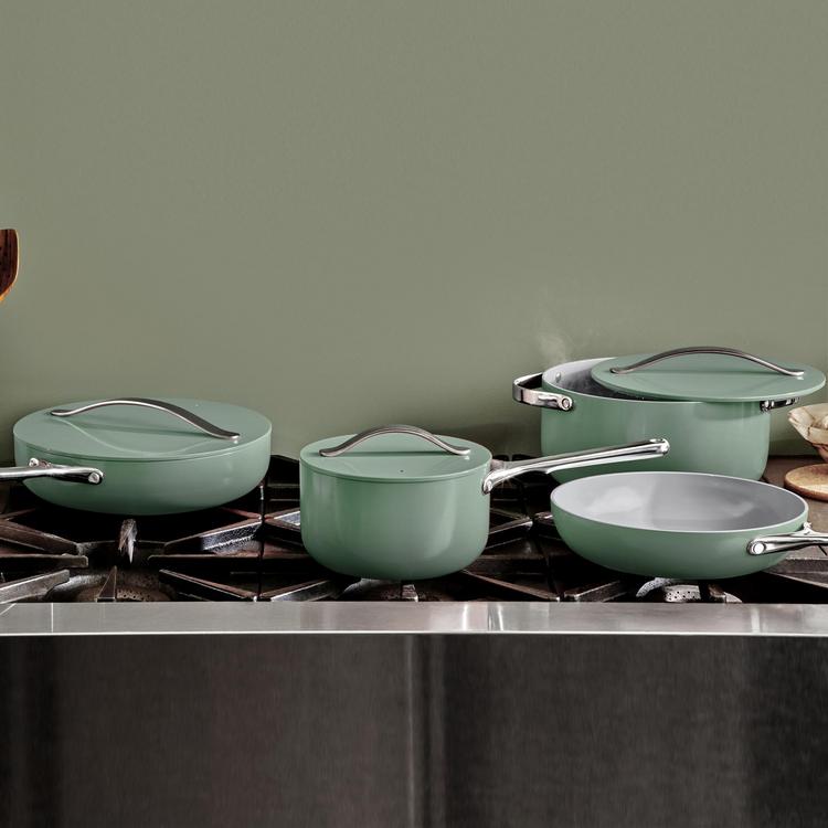 Caraway Home, Ceramic 12-Piece Cookware Set | Zola