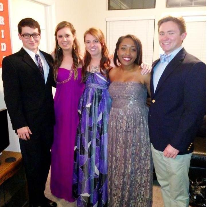 A group photo from our first date function as 'more than friends.'