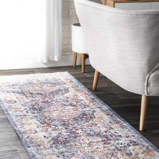 Vintage Glynn Medallion Fringe Runner