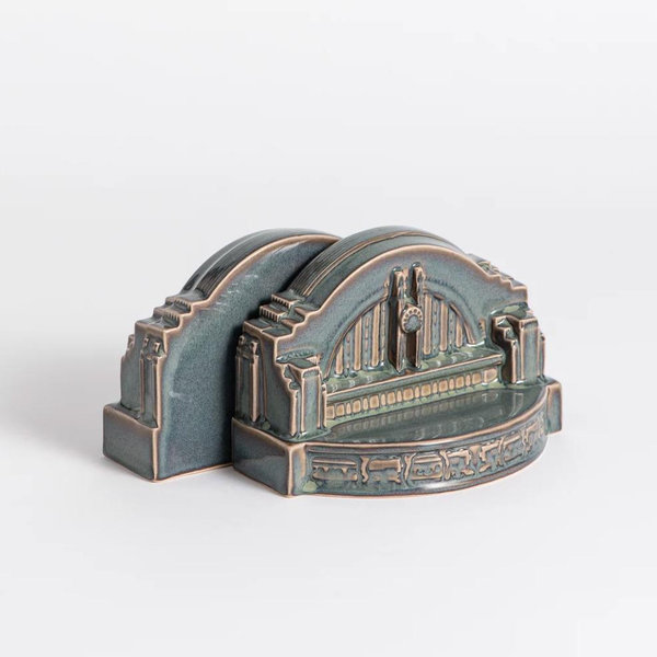 Union Terminal Bookend Set, Barbary Coast