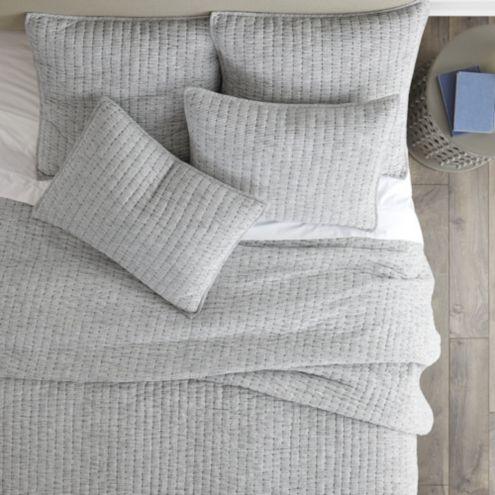 Lucie Pinstriped Quilted Bedding