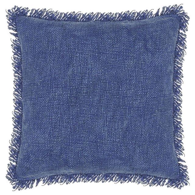 Bee & Willow™ Home 20-Inch Square Throw Pillow in Blue Tweed