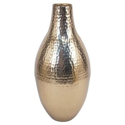 Textured Vase Gold Tall - Threshold™