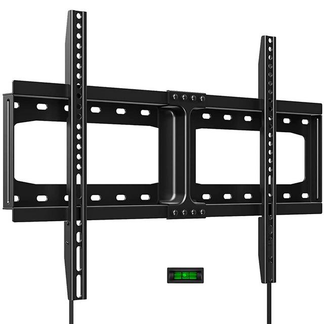 Fixed TV Wall Mount, Low Profile TV Mount for Most 32-75 inch TVs, TV Wall Mount Bracket Max VESA 600X400mm Up to 165lbs Fits 16”-18”-24” Wood Studs, Quick Release Lock