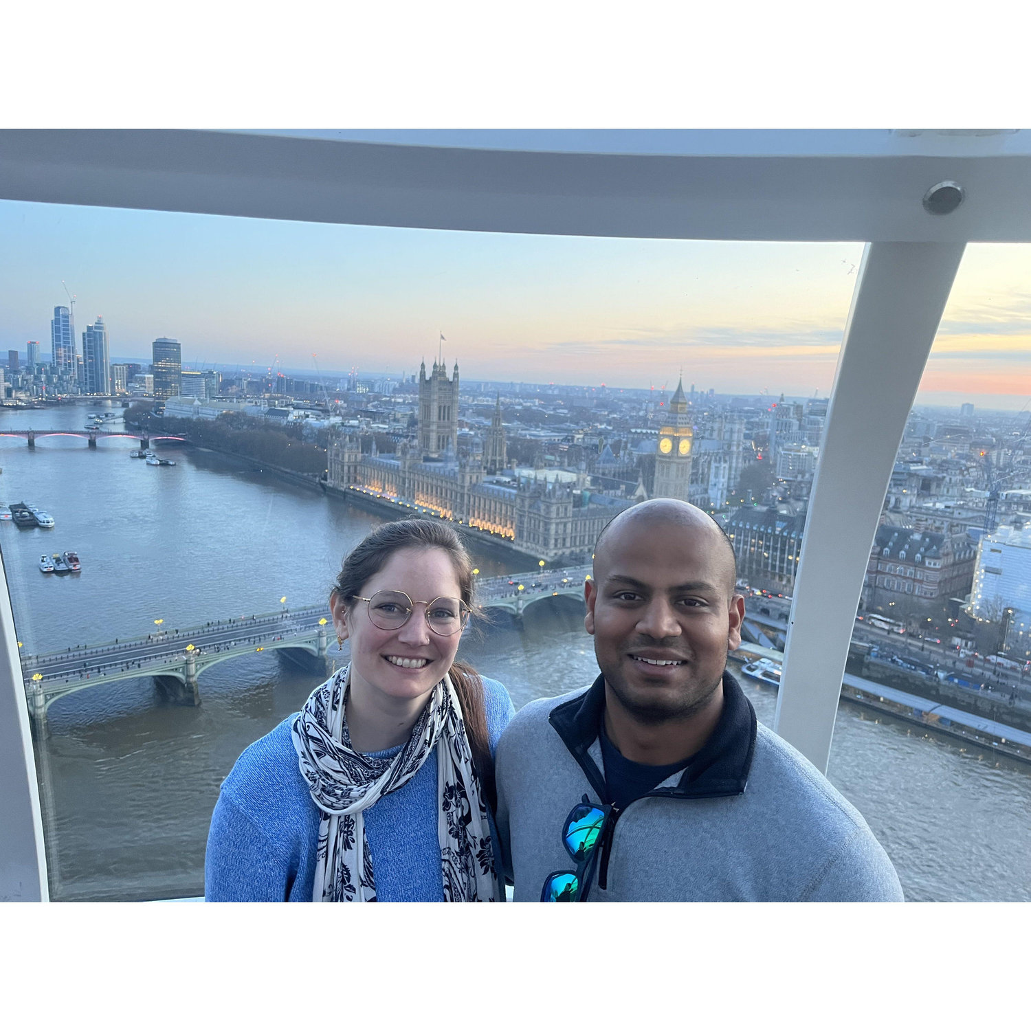 Inside the London Eye