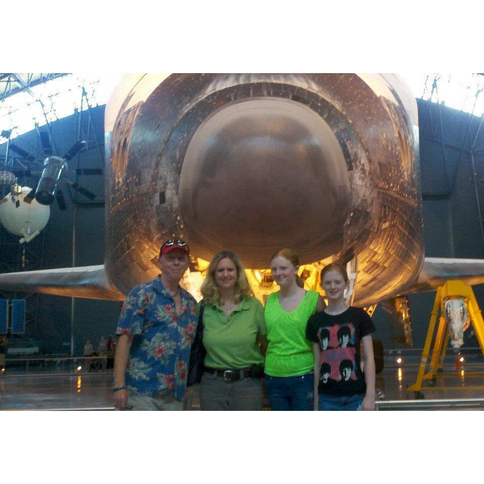 Air and space museum trip- July, 2012