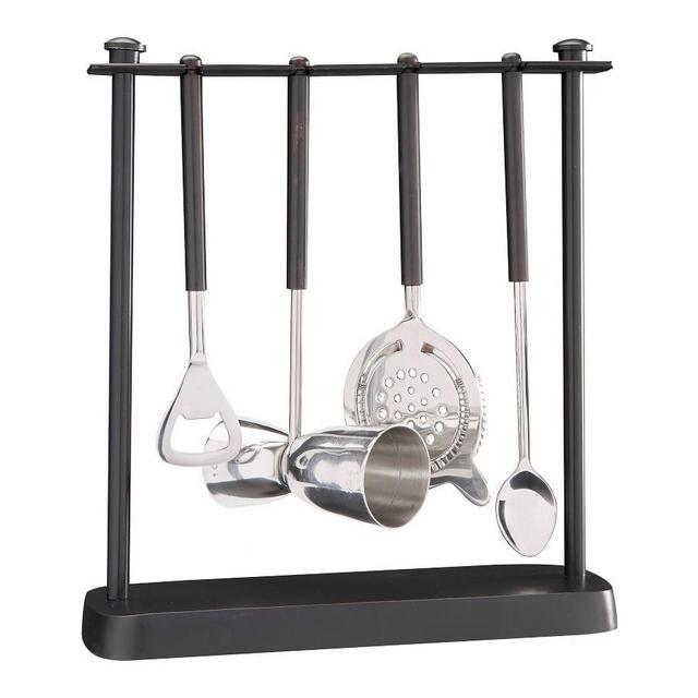 Bleecker Bronze Bar Hanging Tool Set - Blackened Bronze