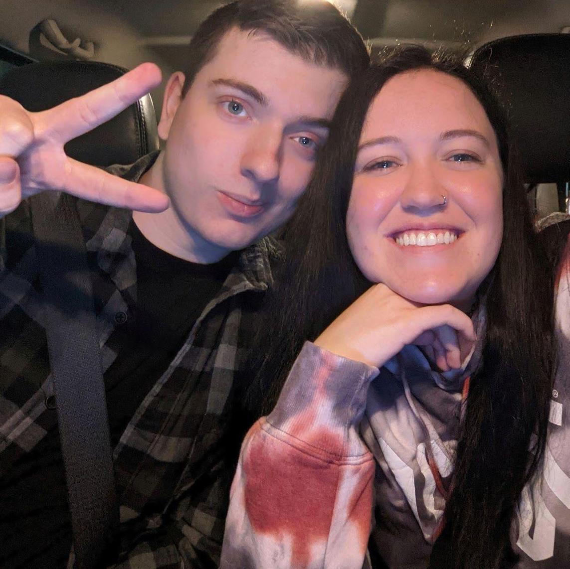 The first photo of us together! James flew out to PHX so we could meet for the first time in person. (November 28th 2021)