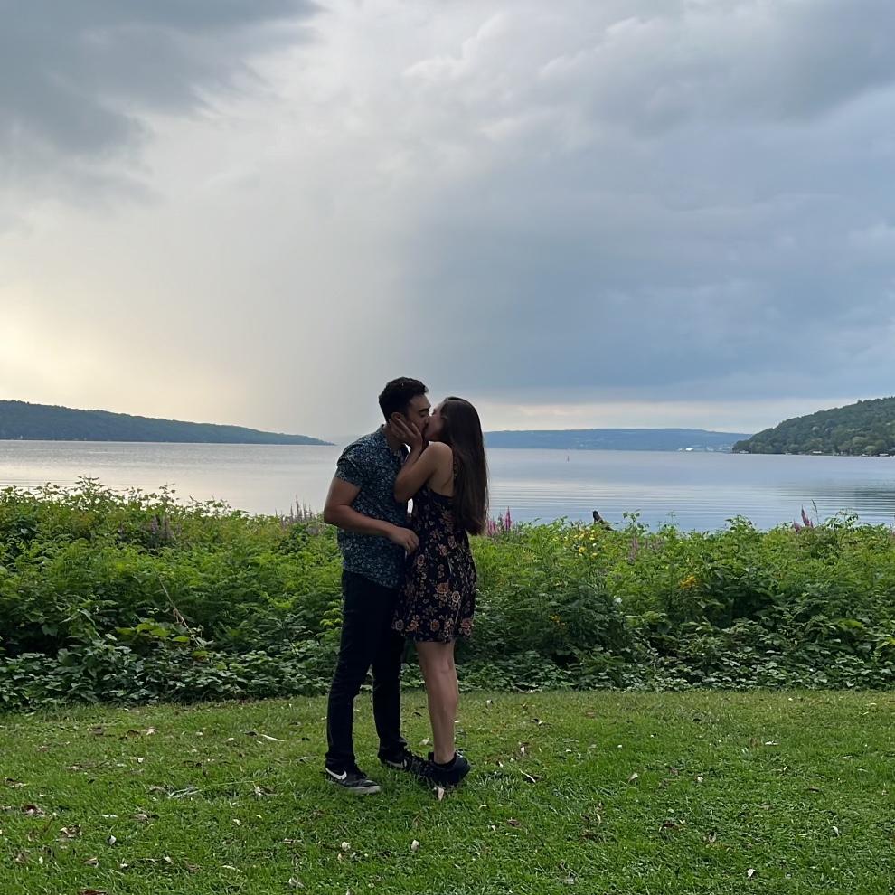 Right after the proposal in Ithaca