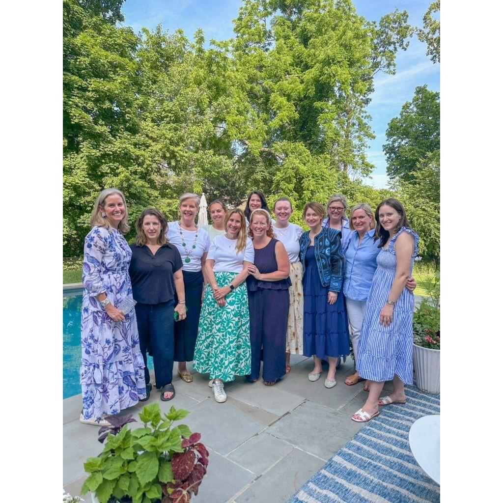 Our engagement party hosted by Amanda's sweet Penny Linn co-workers. Westport, CT May 2024.